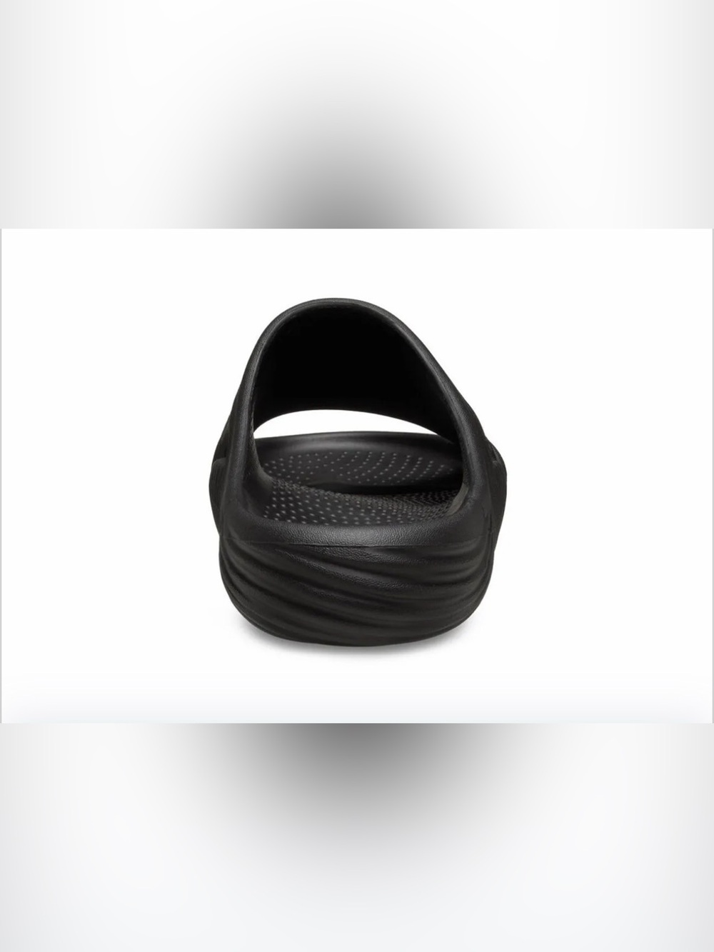 Crocs Mellow Tide Recovery Women’s Slip On Black Slides (Size 7) - Picture 5 of 10